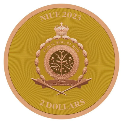 Niue - Lucky Clover Rose Gold 24kt