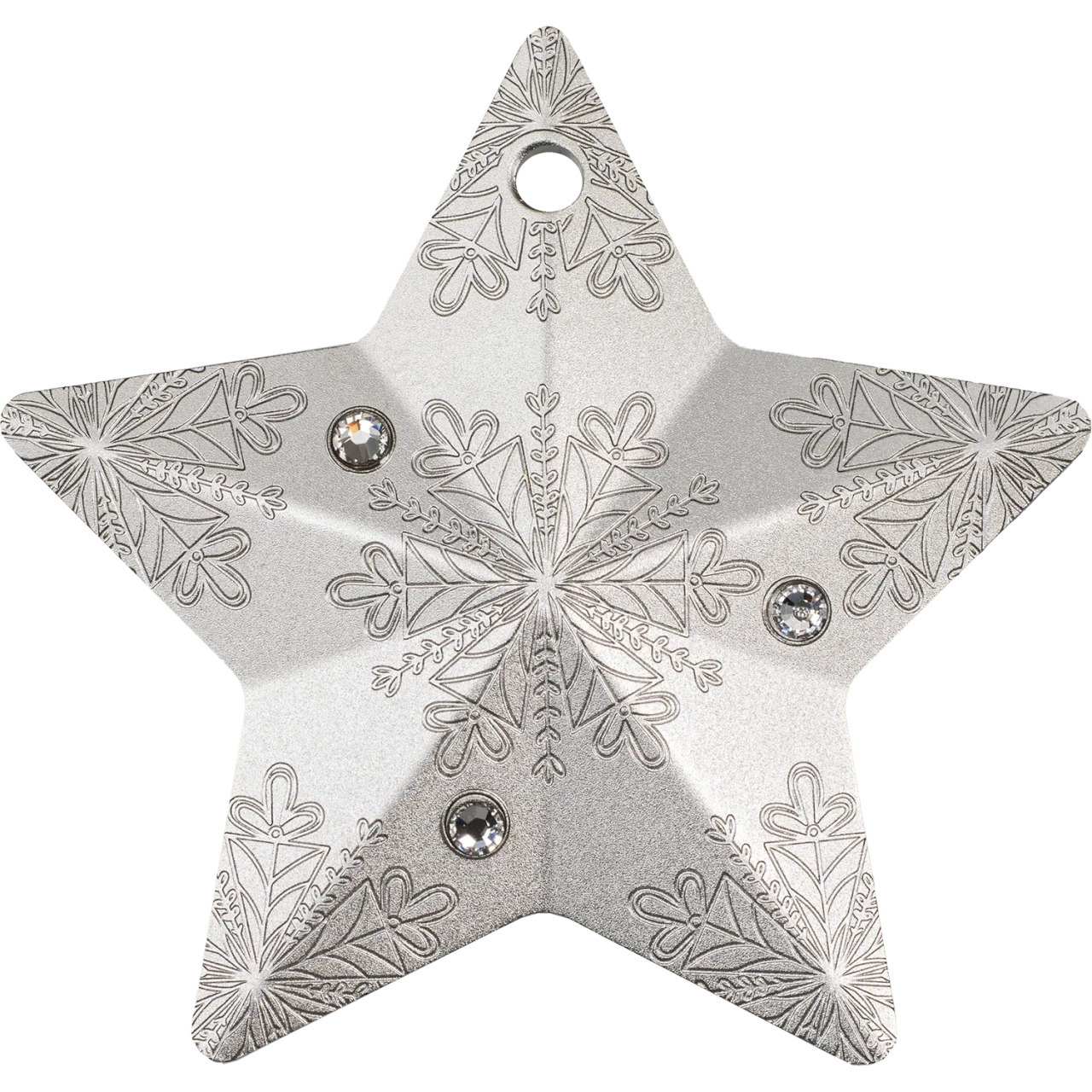 Cook Islands - Holiday Ornaments 2025 – Winter Forest - Gilded - 1 oz