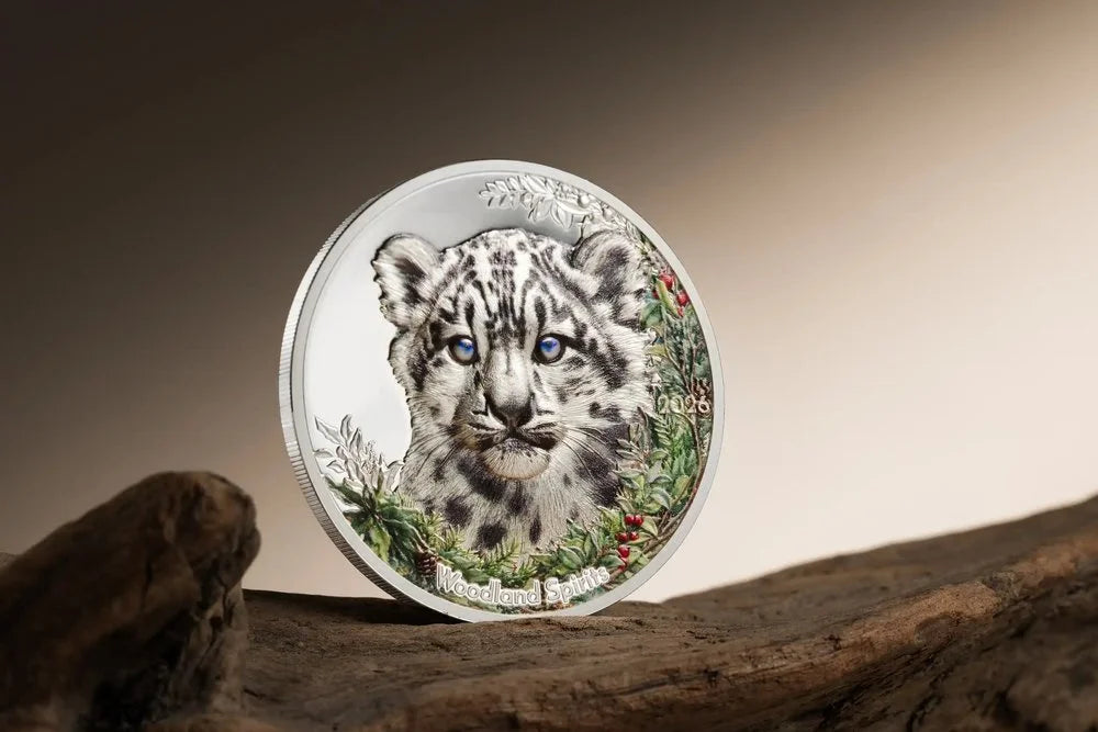 Mongolia - Woodland Spirits 2026 – Snow Leopard - Final Edition - 1 oz