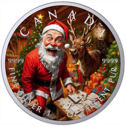Canada - Maple Leaf – Santa & Reno