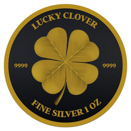 Niue - Lucky Clover Black Platinum Gold Gilded