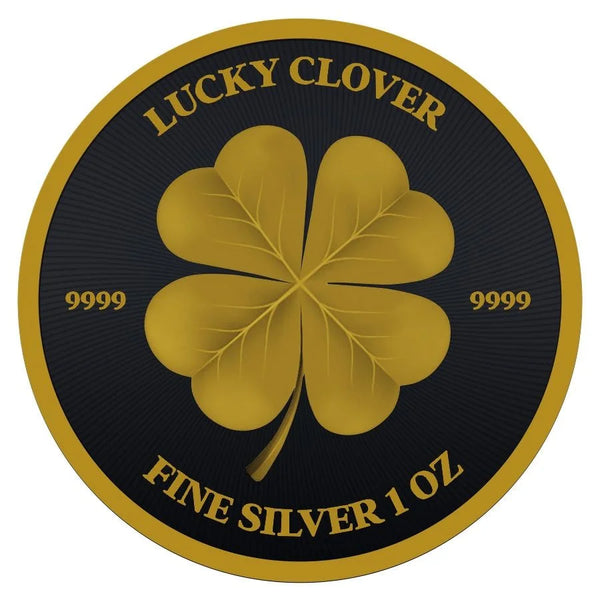 Niue - Lucky Clover Black Platinum Gold Gilded