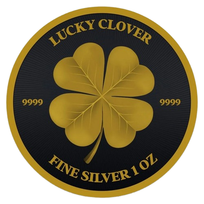 Niue - Lucky Clover Black Platinum Gold Gilded