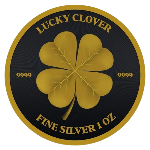 Niue - Lucky Clover Black Platinum Gold Gilded