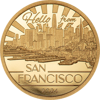Cook Islands - Big City Lights 2024 – San Francisco – Gold - 0.5 g