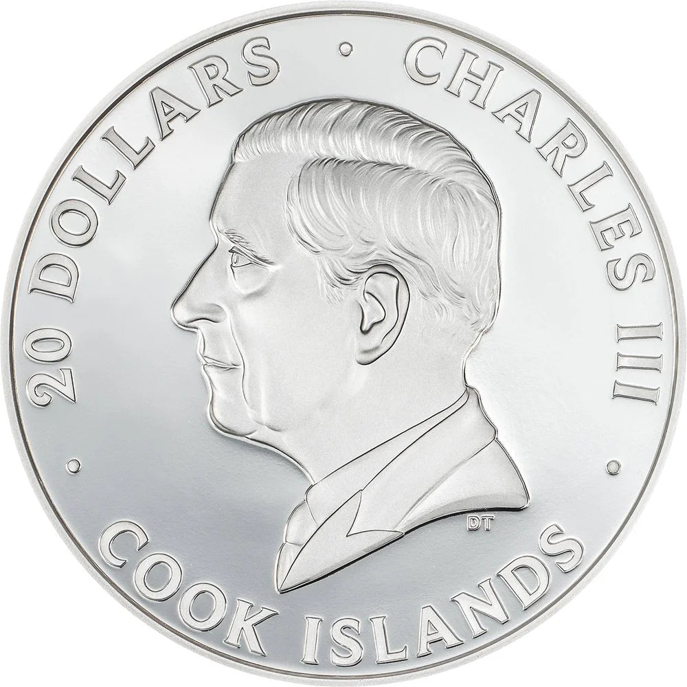 Cook Islands - Silver Burst 2025 – Rhinoceros - FINAL EDITION - 3 oz