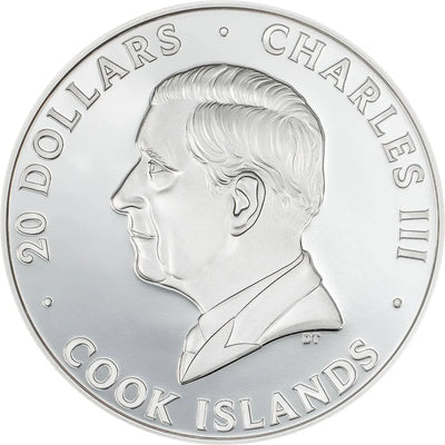 Cook Islands - Silver Burst 2025 – Rhinoceros - FINAL EDITION - 3 oz