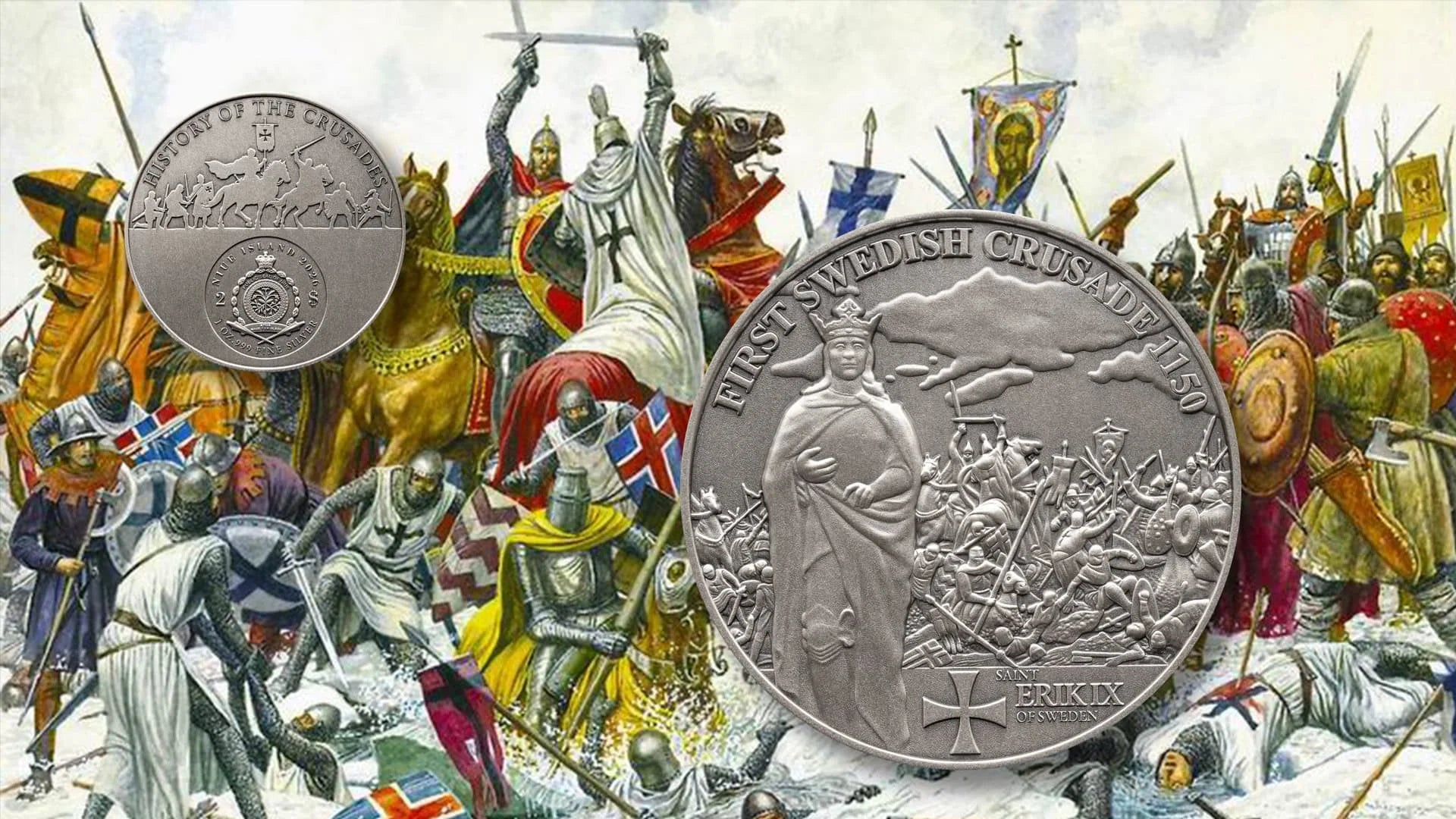 Niue - History of the Crusades - Swedish Crusade