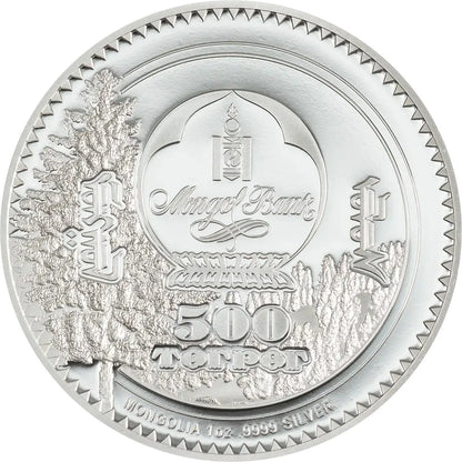 Mongolia - Woodland Spirits 2026 – Snow Leopard - Final Edition - 1 oz