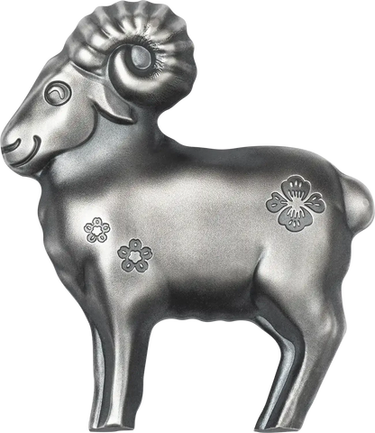 Mongolia - Lunar Collection 2027 – Year of the Sheep – Silver - 1 oz