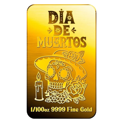 Day of the Dead - 9999 Fine Gold Bar
