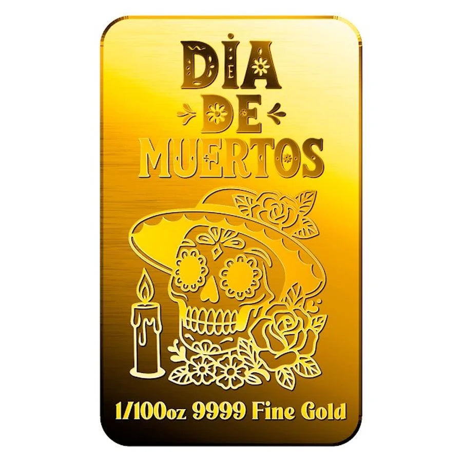 Day of the Dead - 9999 Fine Gold Bar