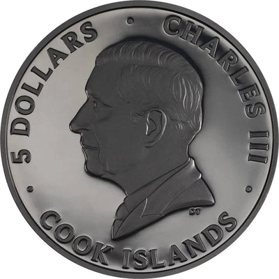 Cook Islands - Nano Shine 2026 – Wave - 1 oz