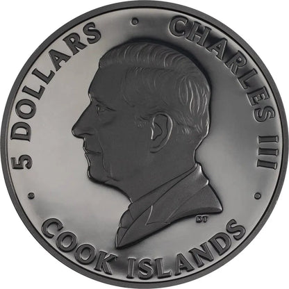 Cook Islands - Nano Shine 2026 – Wave - 1 oz