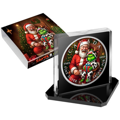 Canada - Maple Leaf – Santa & Grinch