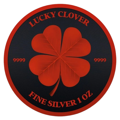 Niue - Lucky Clover Black Platinum Cyber Red