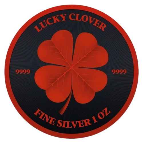 Niue - Lucky Clover Black Platinum Cyber Red