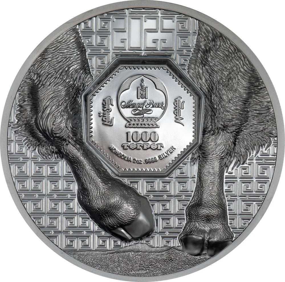 Mongolia - Wild Mongolia 2025 – Bison - Final Edition – Silver 2 oz