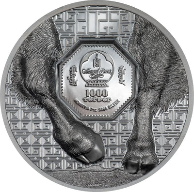 Mongolia - Wild Mongolia 2025 – Bison - Final Edition – Silver 2 oz
