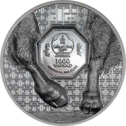 Mongolia - Wild Mongolia 2025 – Bison - Final Edition – Silver 2 oz