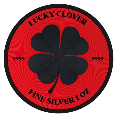 Niue - Lucky Clover Cyber Red Black Platinum