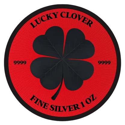 Niue - Lucky Clover Cyber Red Black Platinum