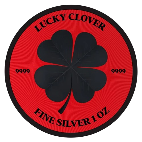 Niue - Lucky Clover Cyber Red Black Platinum