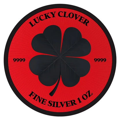 Niue - Lucky Clover Cyber Red Black Platinum