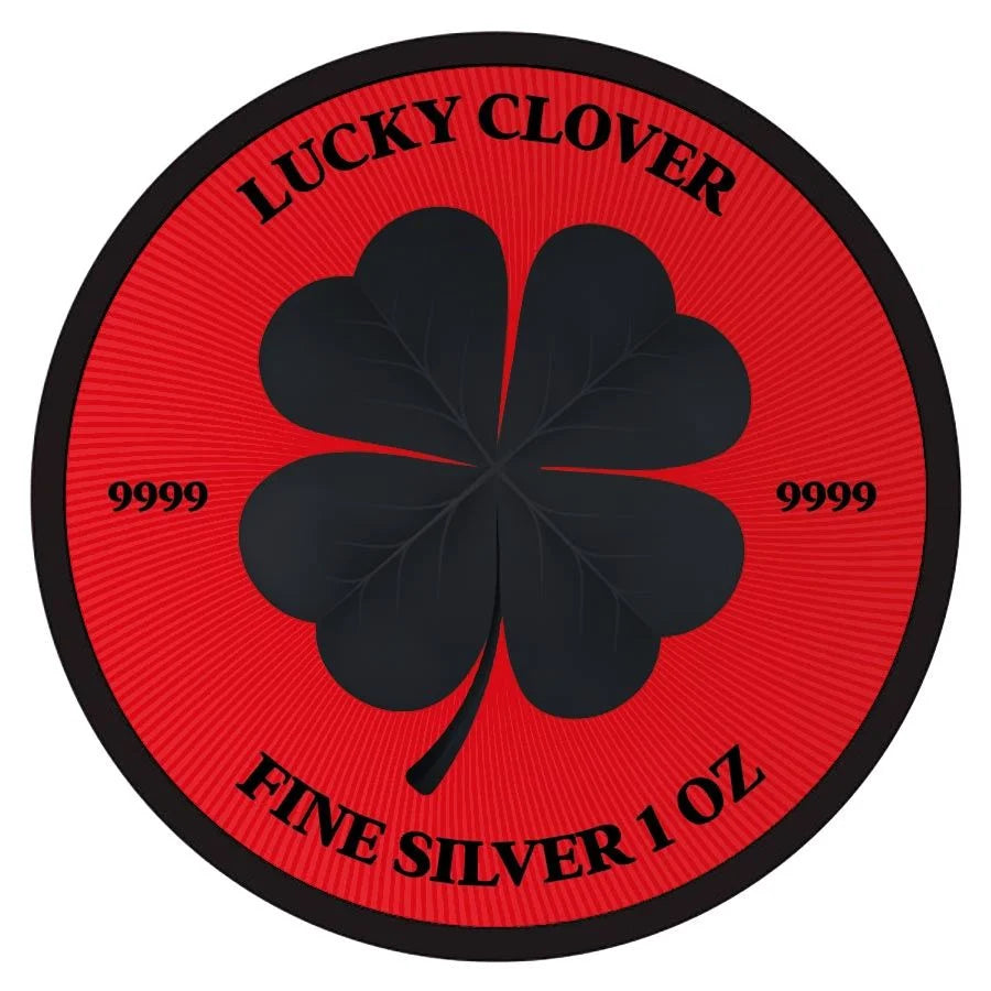 Niue - Lucky Clover Cyber Red Black Platinum
