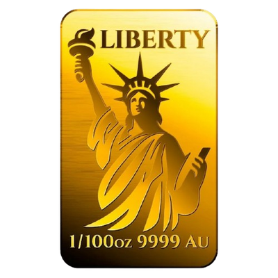 Statue of Liberty - 9999 Fine Gold Bar