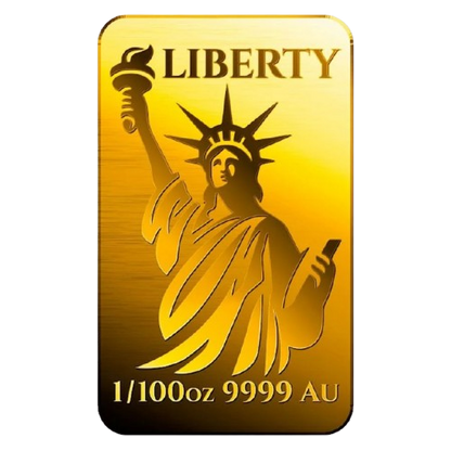 Statue of Liberty - 9999 Fine Gold Bar