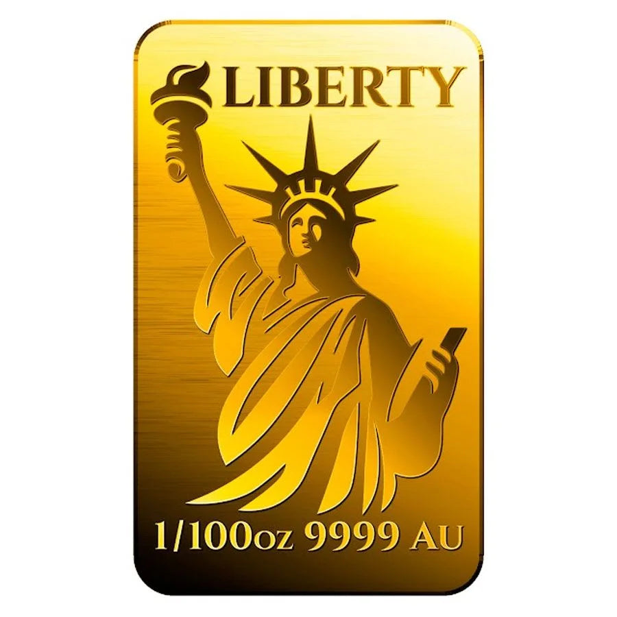 Statue of Liberty - 9999 Fine Gold Bar