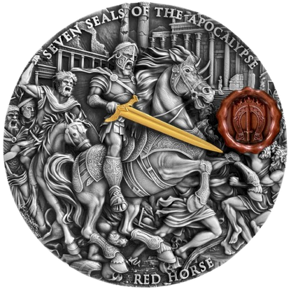 Niue – Red Horse - (Seven Seals of the Apocalypse series)