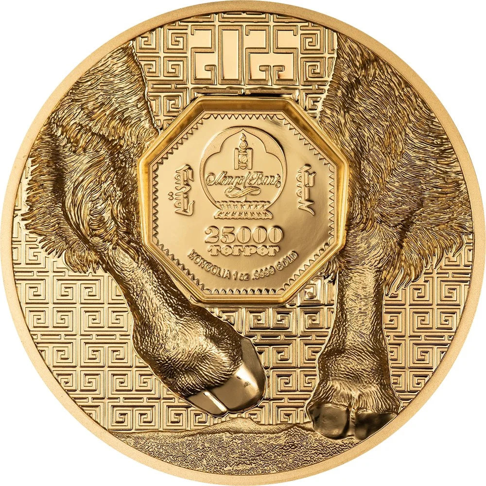 Mongolia - Wild Mongolia 2025 – Bison - Final Edition – Gold - 1 oz