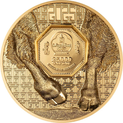 Mongolia - Wild Mongolia 2025 – Bison - Final Edition – Gold - 1 oz