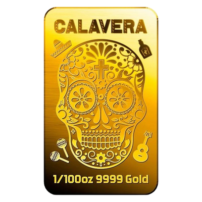 Calavera - 9999 Fine Gold Bar – Opulence by LKL Calavera - 9999 Fine Gold Bar – Opulence by LKL