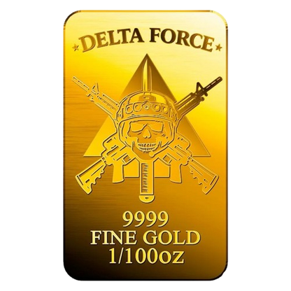Delta Force - 9999 Fine Gold Bar