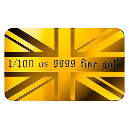 UK Flag - 9999 Fine Gold Bar