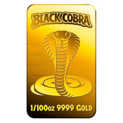 Black Cobra - 9999 Fine Gold Bar