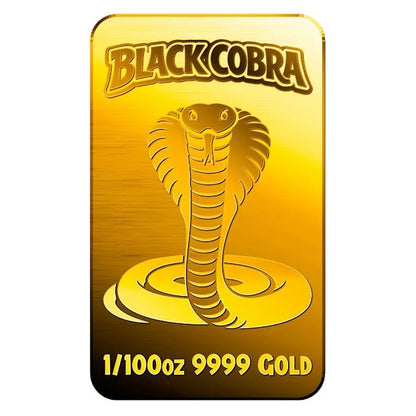 Black Cobra - 9999 Fine Gold Bar