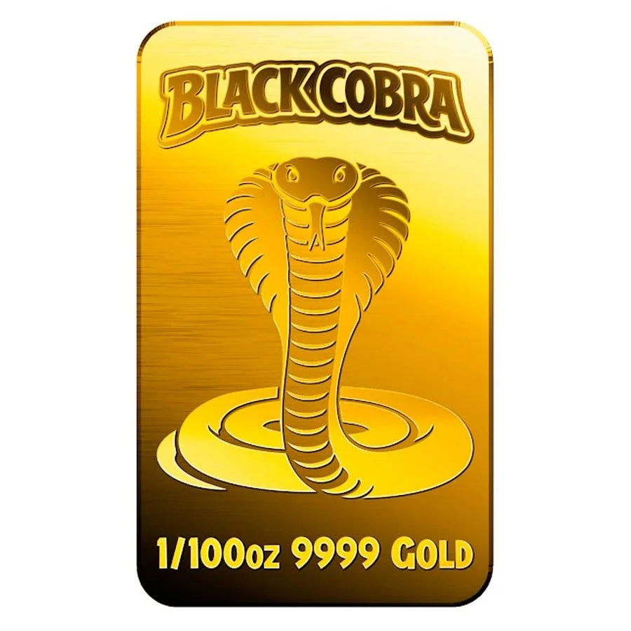Black Cobra - 9999 Fine Gold Bar