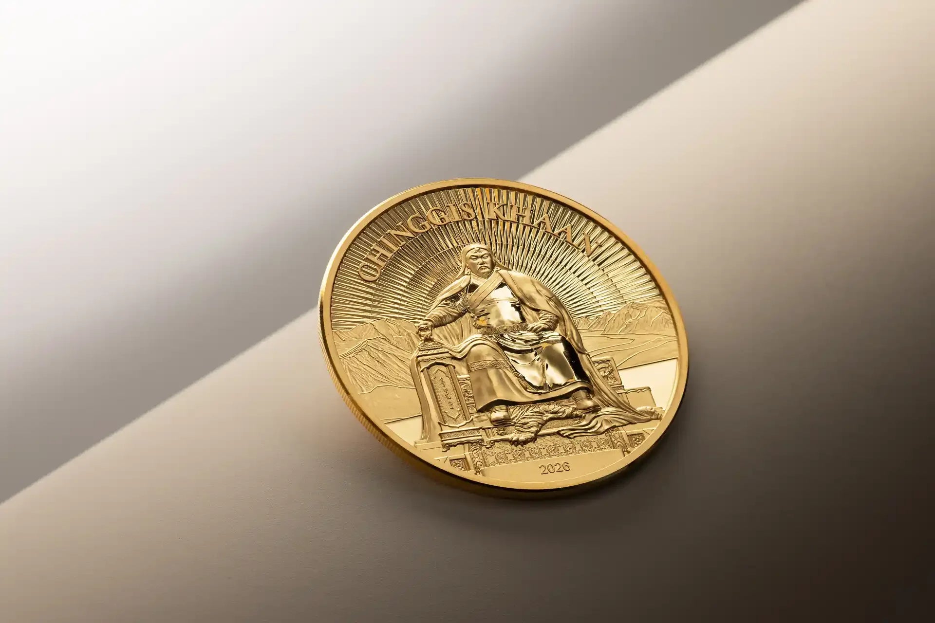 Mongolia - Chinggis Khaan 2026 – Gold - 1 oz