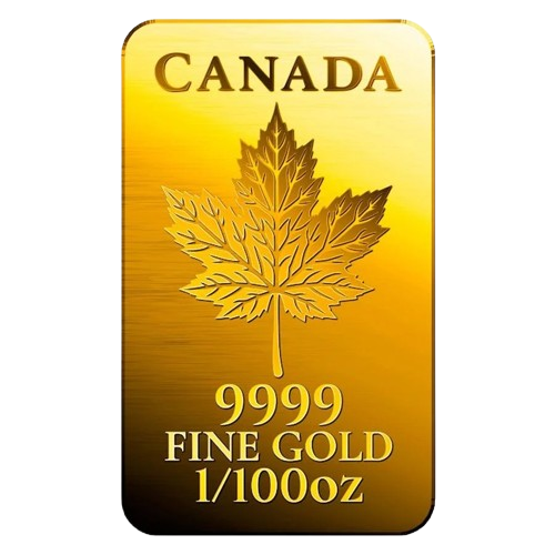 Canadian Maple Leaf - 9999 Fine Gold Bar