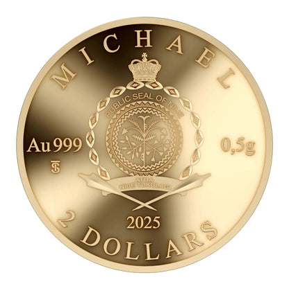 Niue - Archangel Michael - Gold