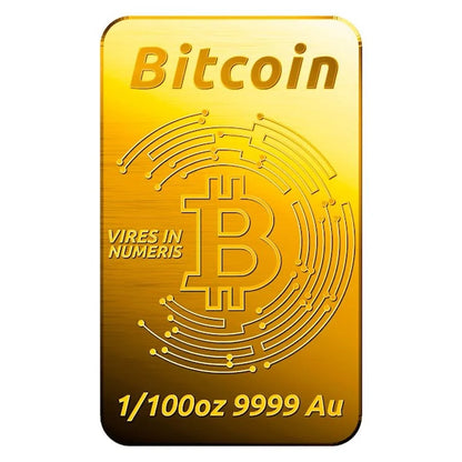 Bitcoin - 9999 Fine Gold Bar