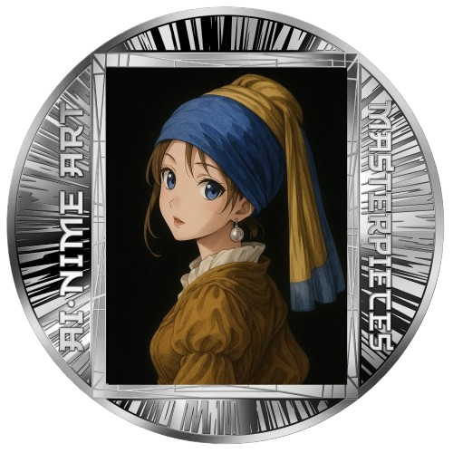Cameroon - Girl with a Pearl Earring – AI•NIME Art series