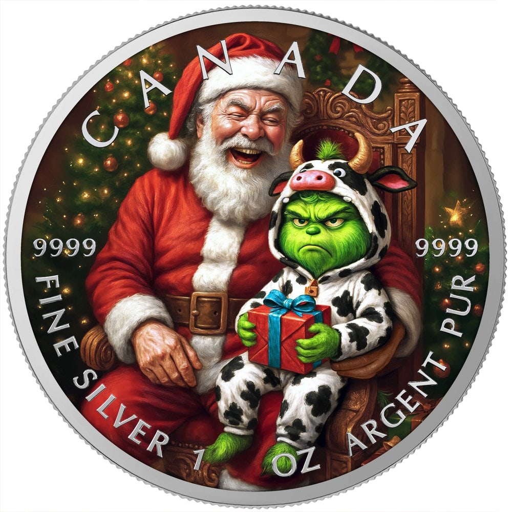 Canada - Maple Leaf – Santa & Grinch