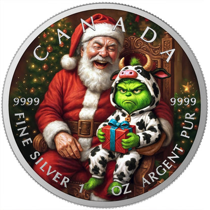 Canada - Maple Leaf – Santa & Grinch