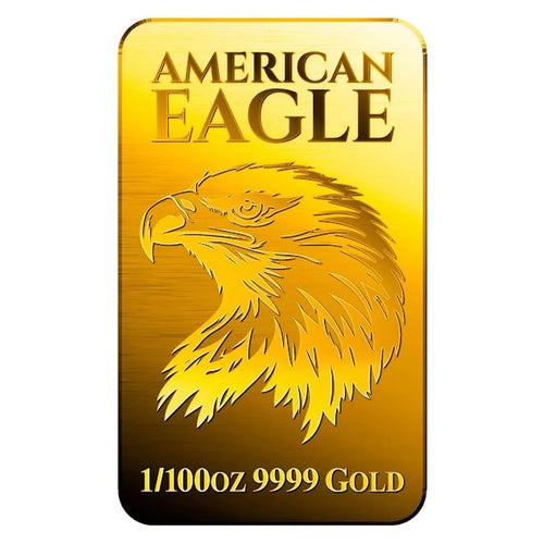 American Eagle II - 9999 Fine Gold Bar