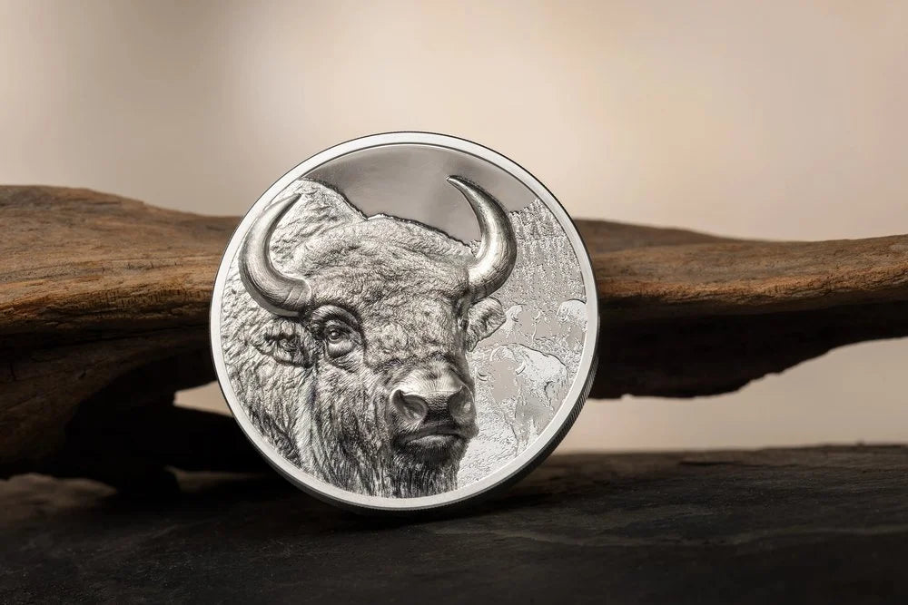 Mongolia - Wild Mongolia 2025 – Bison - Final Edition – Silver 3 oz